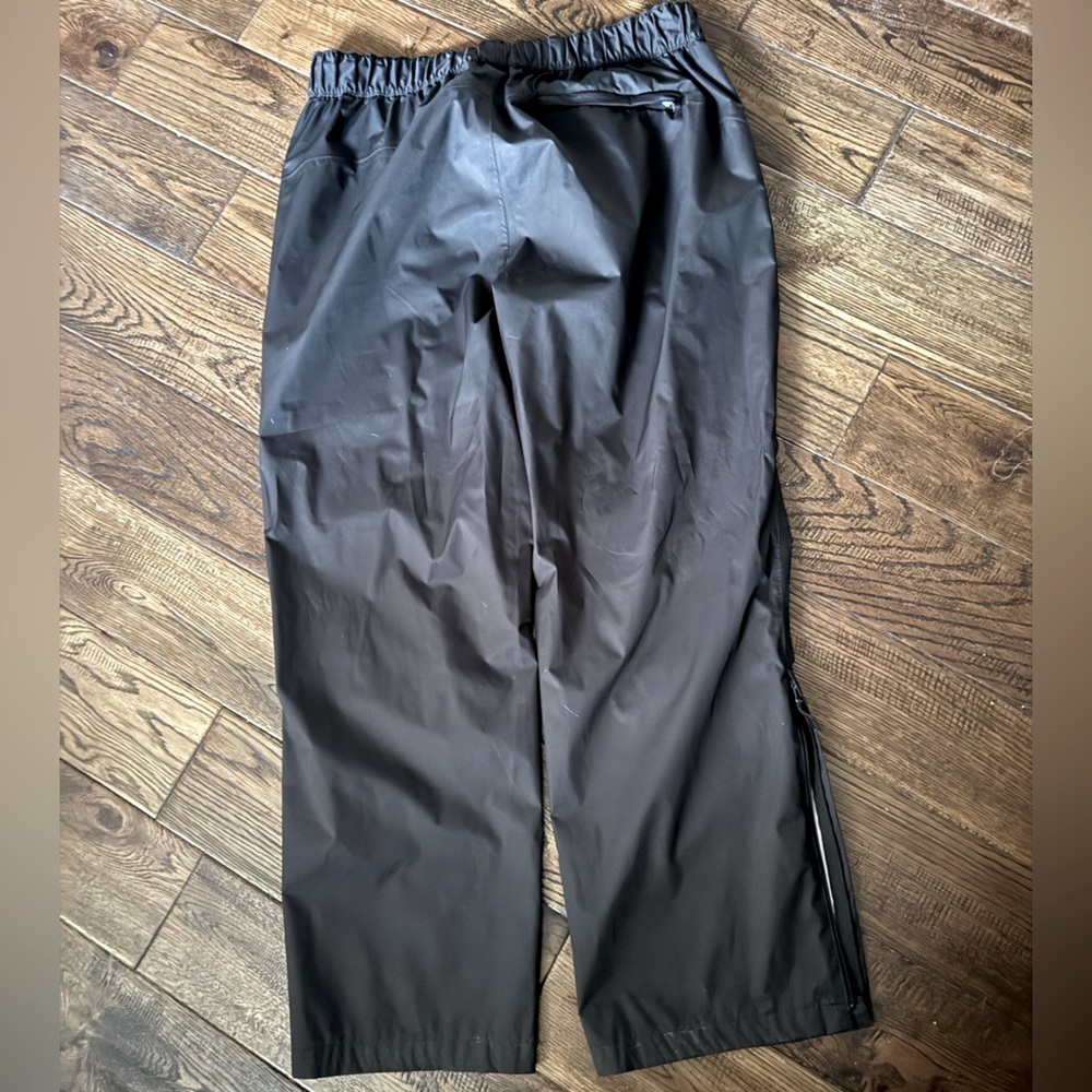 Adidas Climalite Black Rain Outdoor Rain Pants - Picture 2 of 7